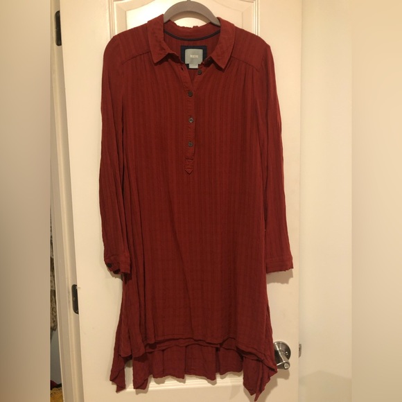 Anthropologie Maeve Bloomsbury Tie Dress - Picture 3 of 9